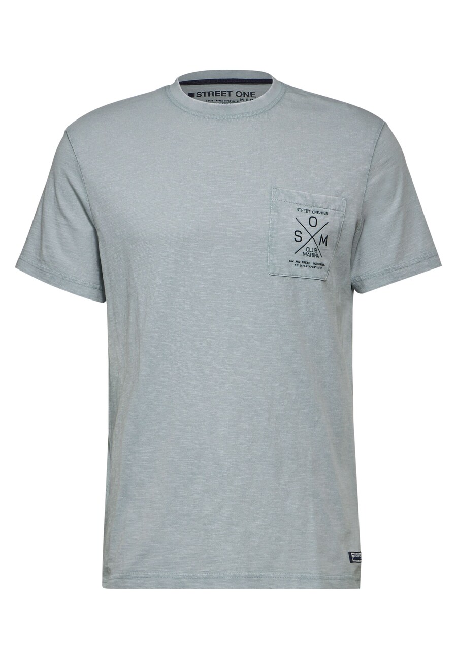

Классическая футболка Street One MEN Shirt, серый