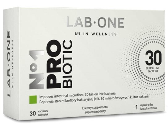 

Lab One, Пробиотик, 30 капсул.