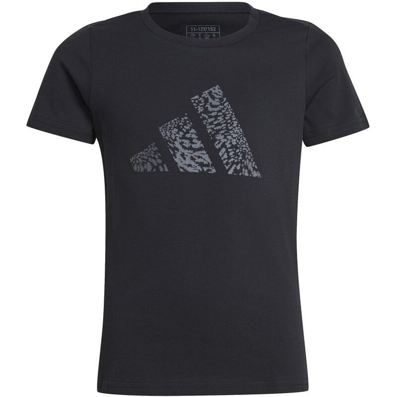 

Тренировочная графика на футболке Adidas, черный