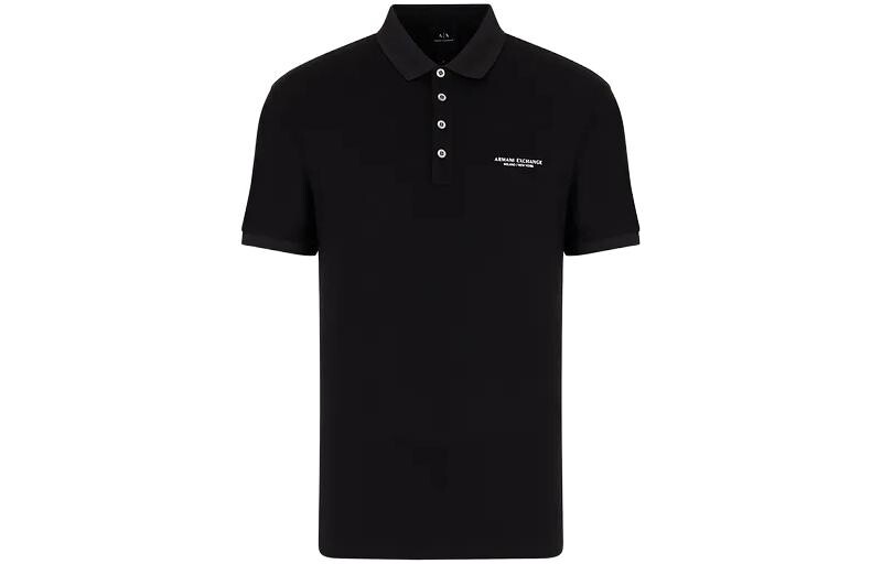 

Мужская рубашка-поло ARMANI EXCHANGE, цвет Black