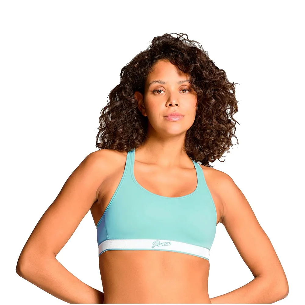 

Топ бикини Puma Sporty Padded, зеленый