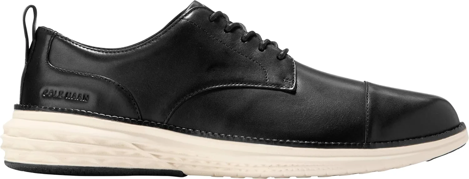 Мужские туфли Cole Haan Grand Hurrion с закрытым носком, черный/слоновая кость — фото 3