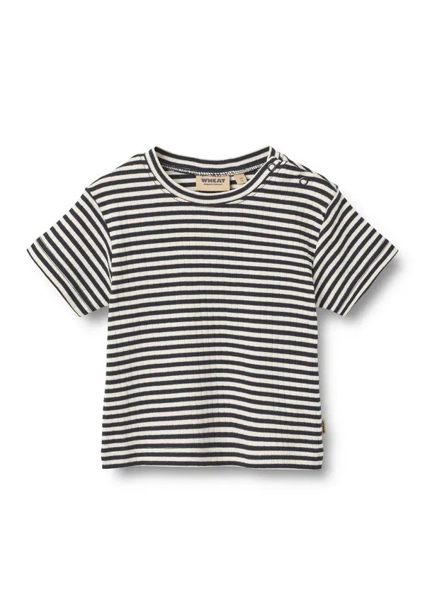 Футболка с принтом фабиана Wheat, Navy Rib Stripe