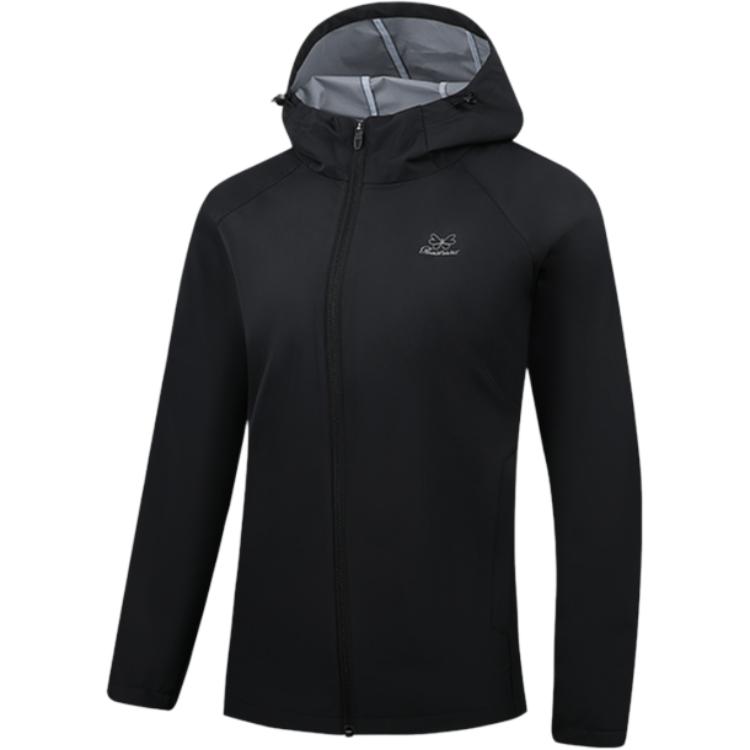 

361° Тренч для женщин Super Black с капюшоном, умеренный