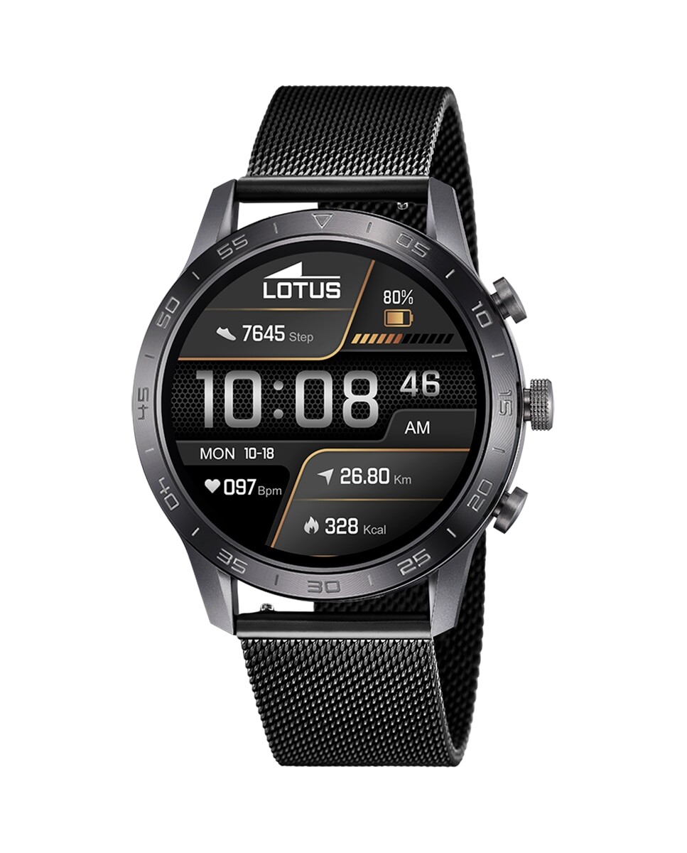 

Умные часы из черной стали 50048/1 LOTUS, черный