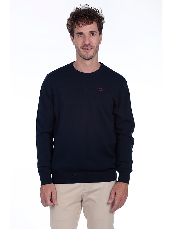 

The Time of Bocha Темно-синий свитер