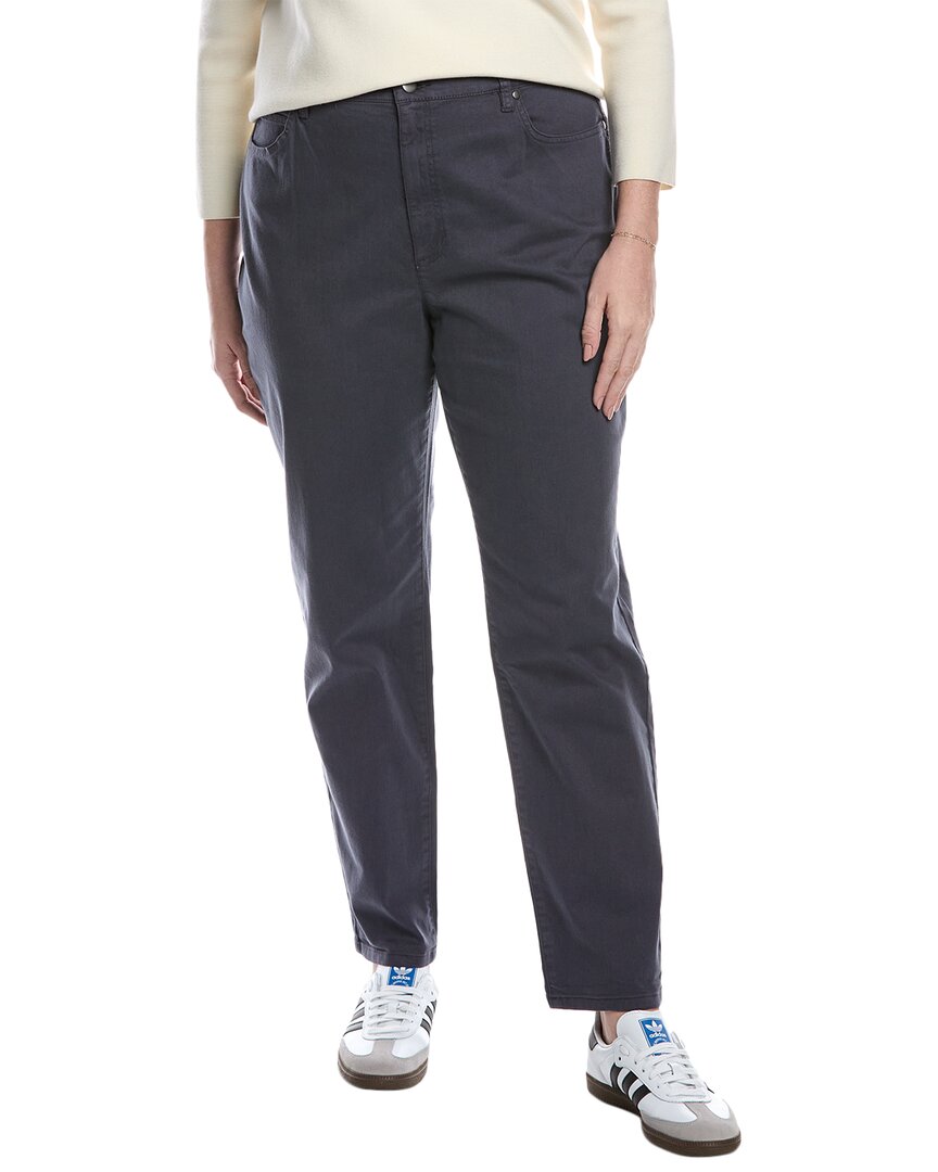 

Джинсы EILEEN FISHER Dark Night с высокой талией и узкими джинсами-клеш, синий