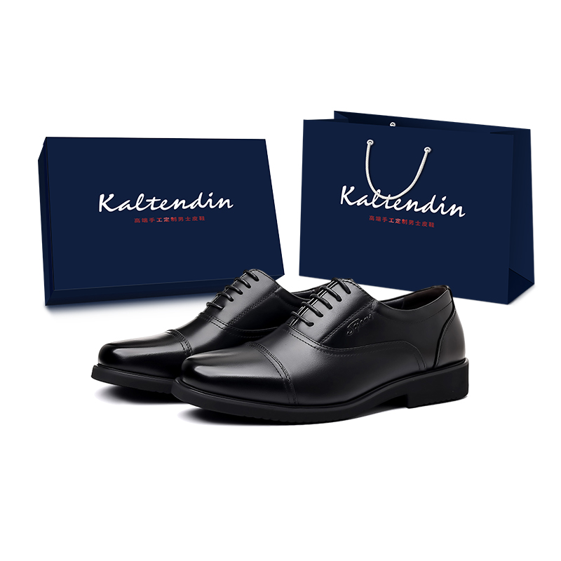 

Kaltendin Мужские черные классические туфли черные [в коробке], цвет Black[Box]