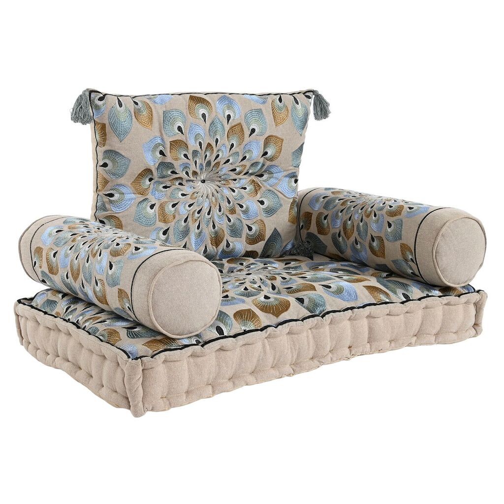 

Кресло DKD Home Decor Синий Бежевый 90 x 55 x 18 см