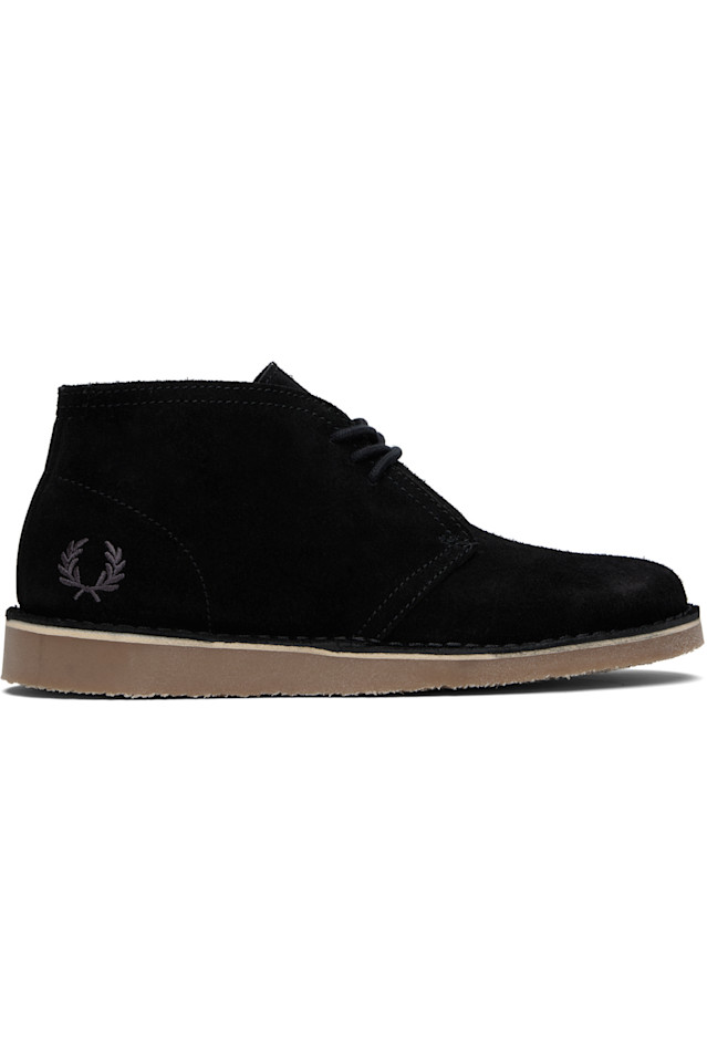

Холи замшевые пустынные ботинки Fred Perry, черный