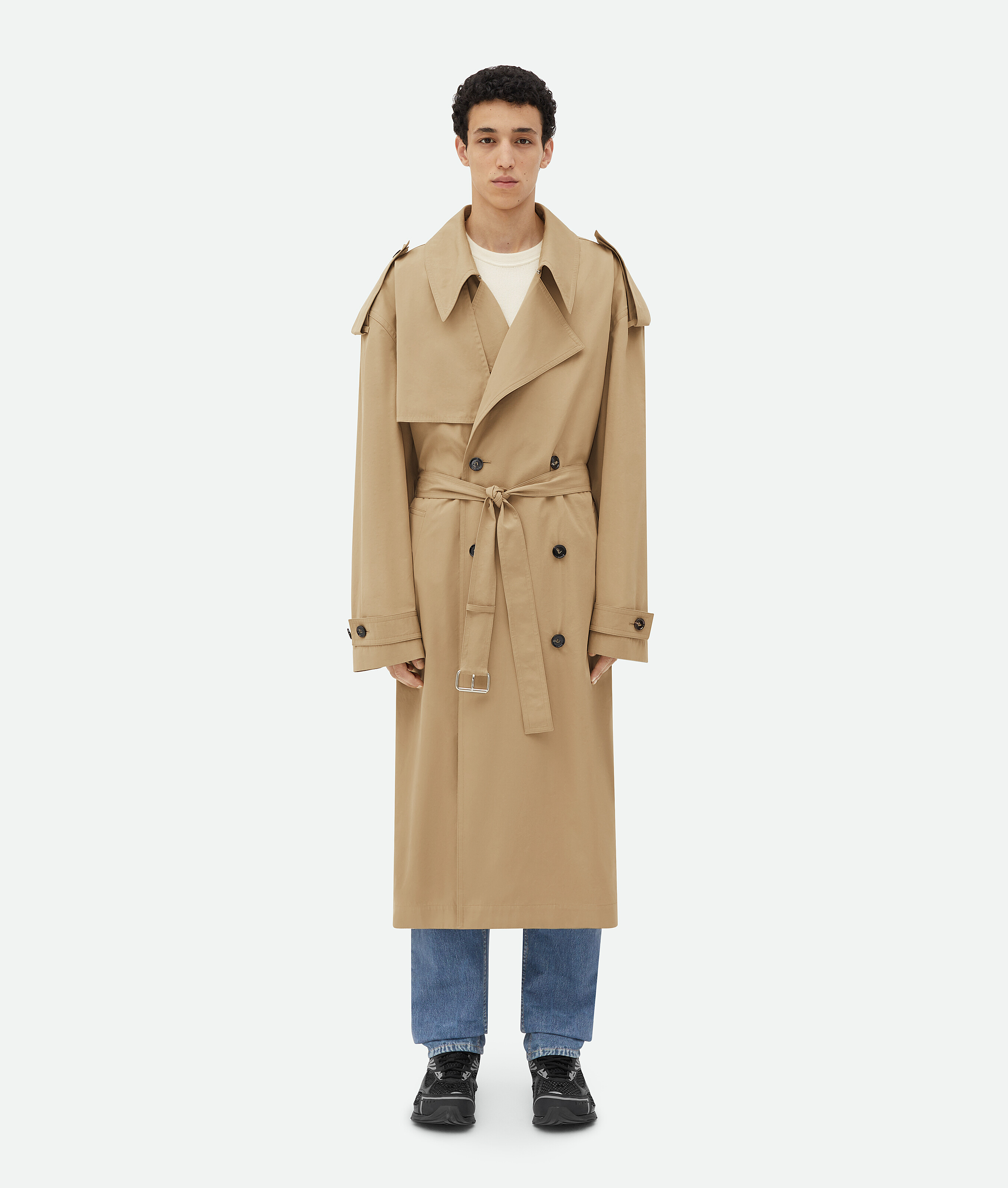 

Хлопковый тренчкот Bottega Veneta