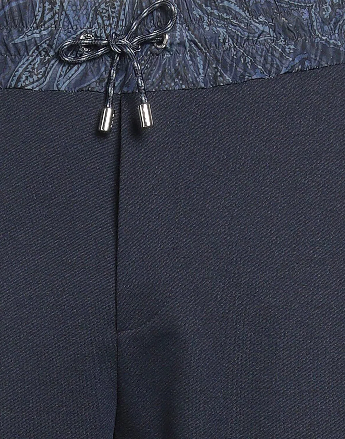 Штаны из твила ETRO Midnight blue — фото 4