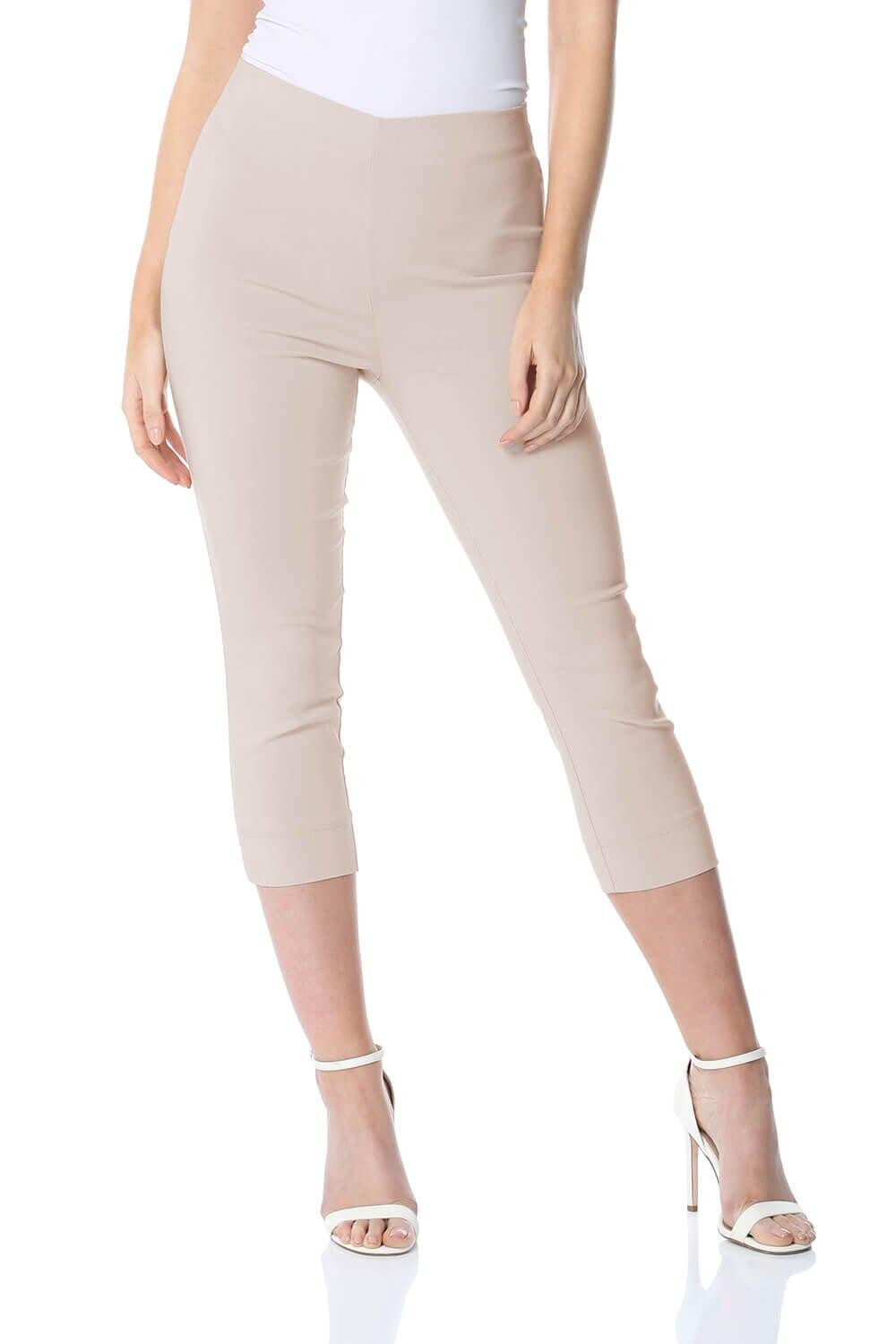 

Укороченные эластичные брюки Roman, серый