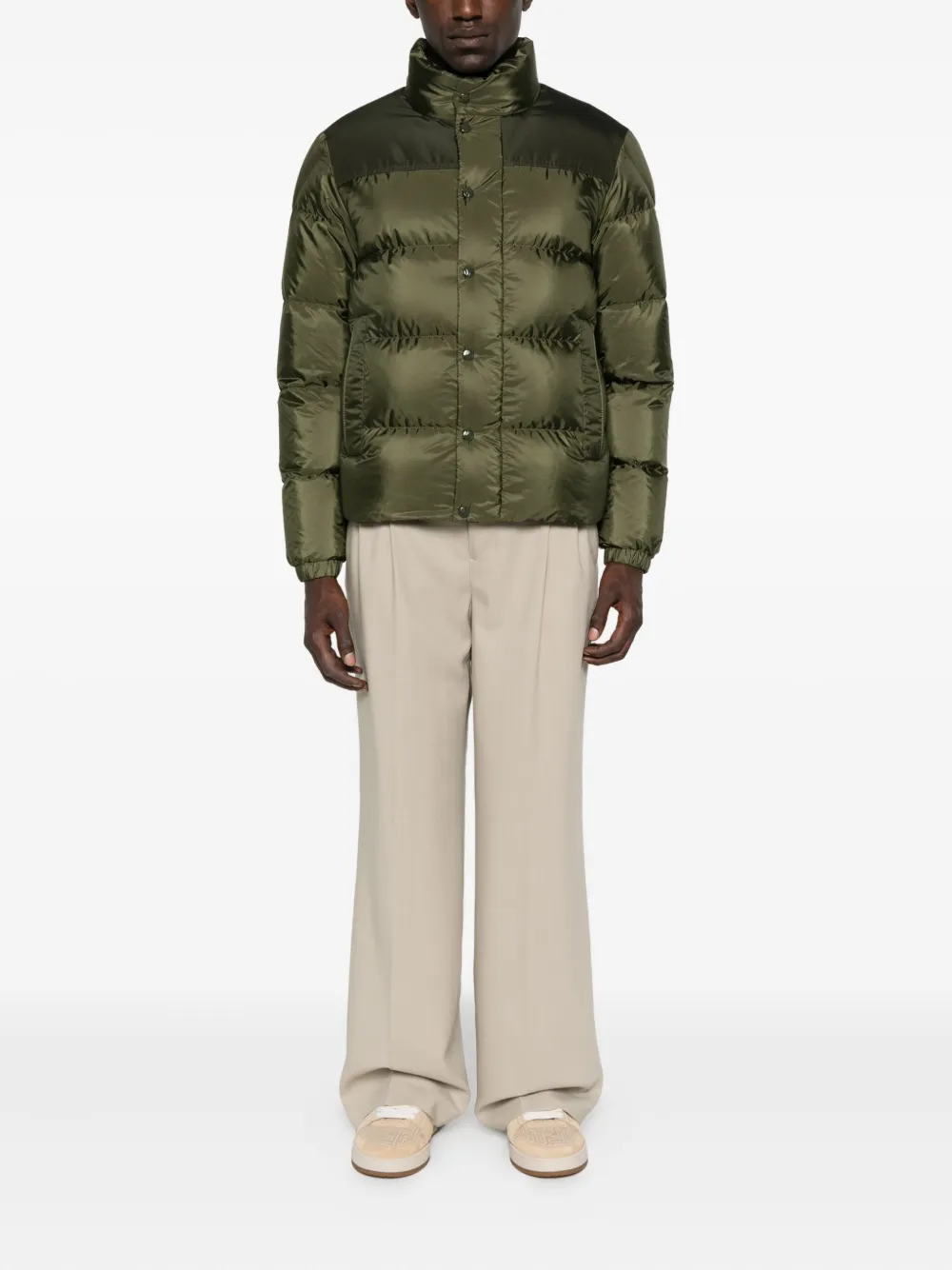 Стеганая куртка Virolais со вставками MONCLER, зеленый — фото 2