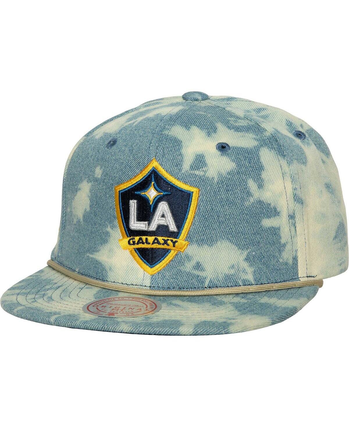 

Синяя мужская кепка Snapback LA Galaxy Acid Wash Mitchell & Ness