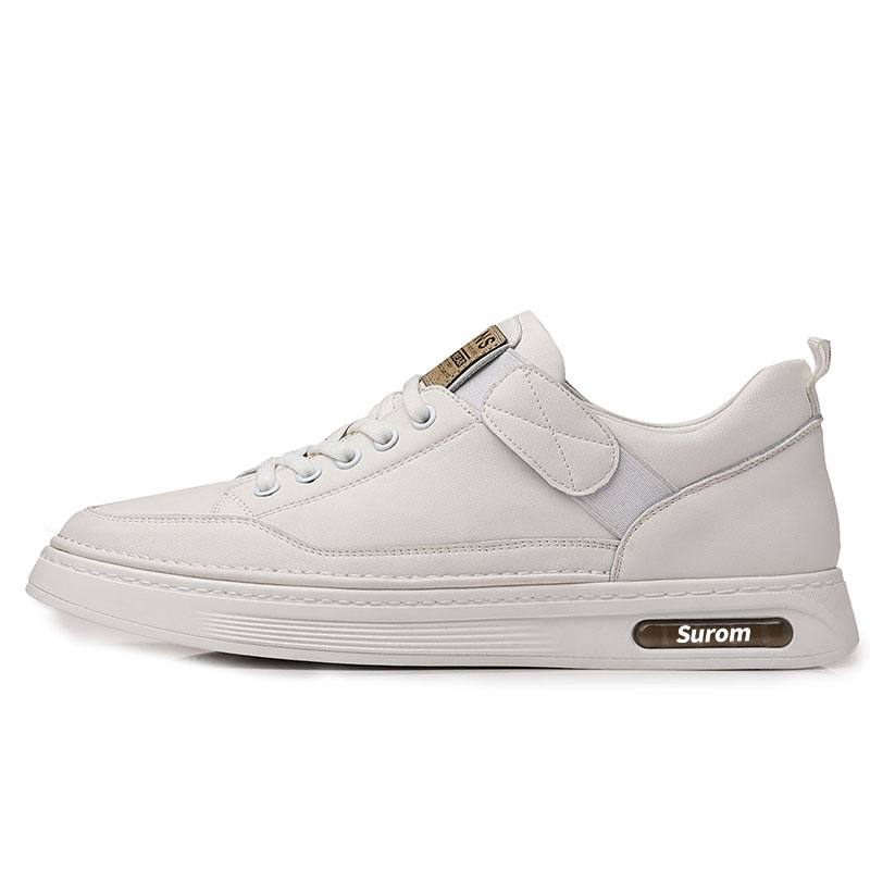 

Sonno Скользостойкие износостойкие амортизирующие низкие скейтерские кроссовки мужские белые, цвет White