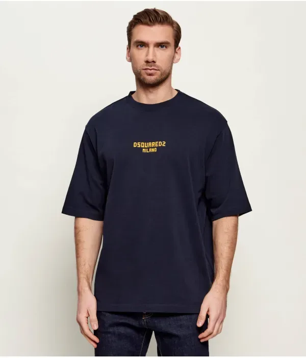 Футболка Милано loose fit Dsquared2, темно-синий