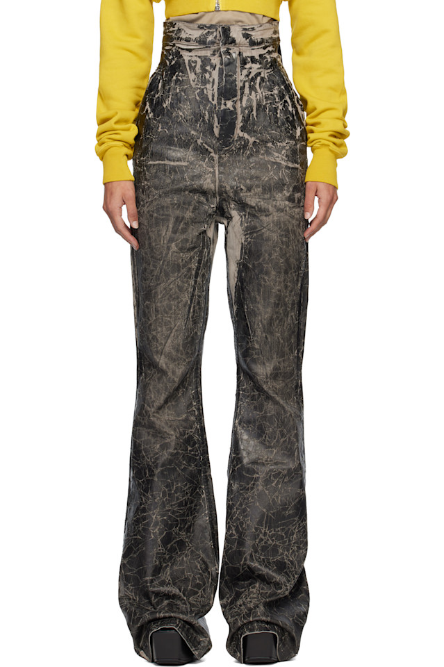 

Rick Owens Drkshdw Черные джинсы Concordian Dirt Bolan