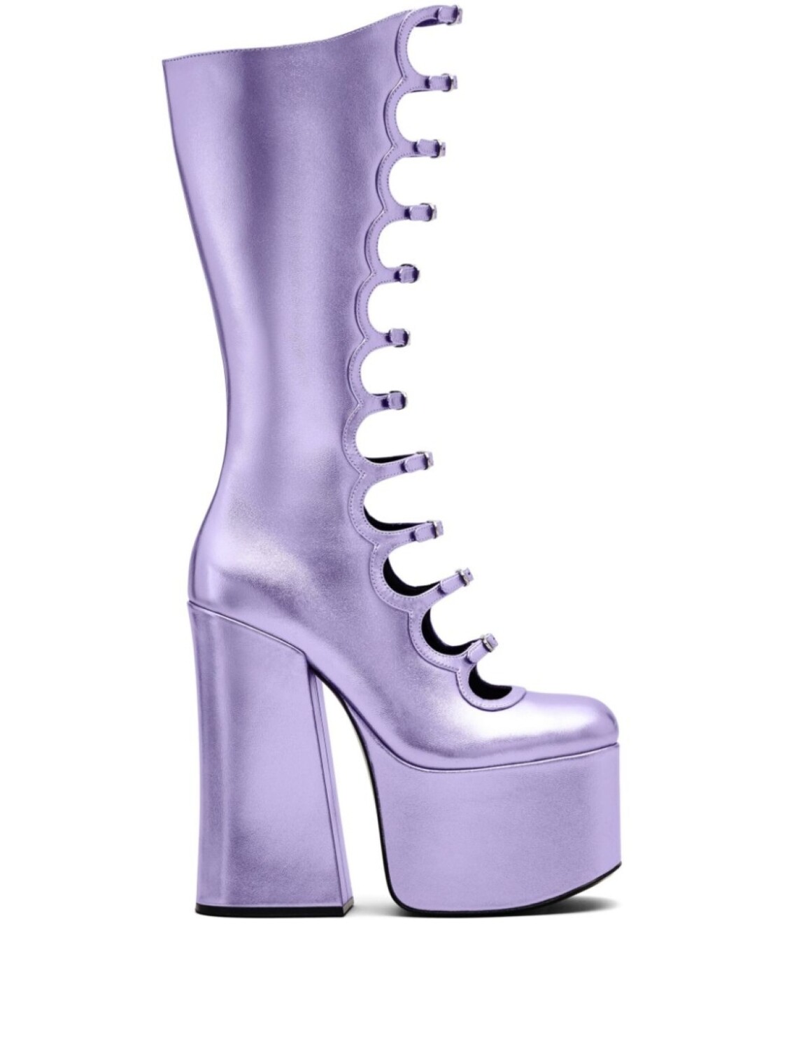 

Металлические сапоги Kiki Marc Jacobs, фиолетовый