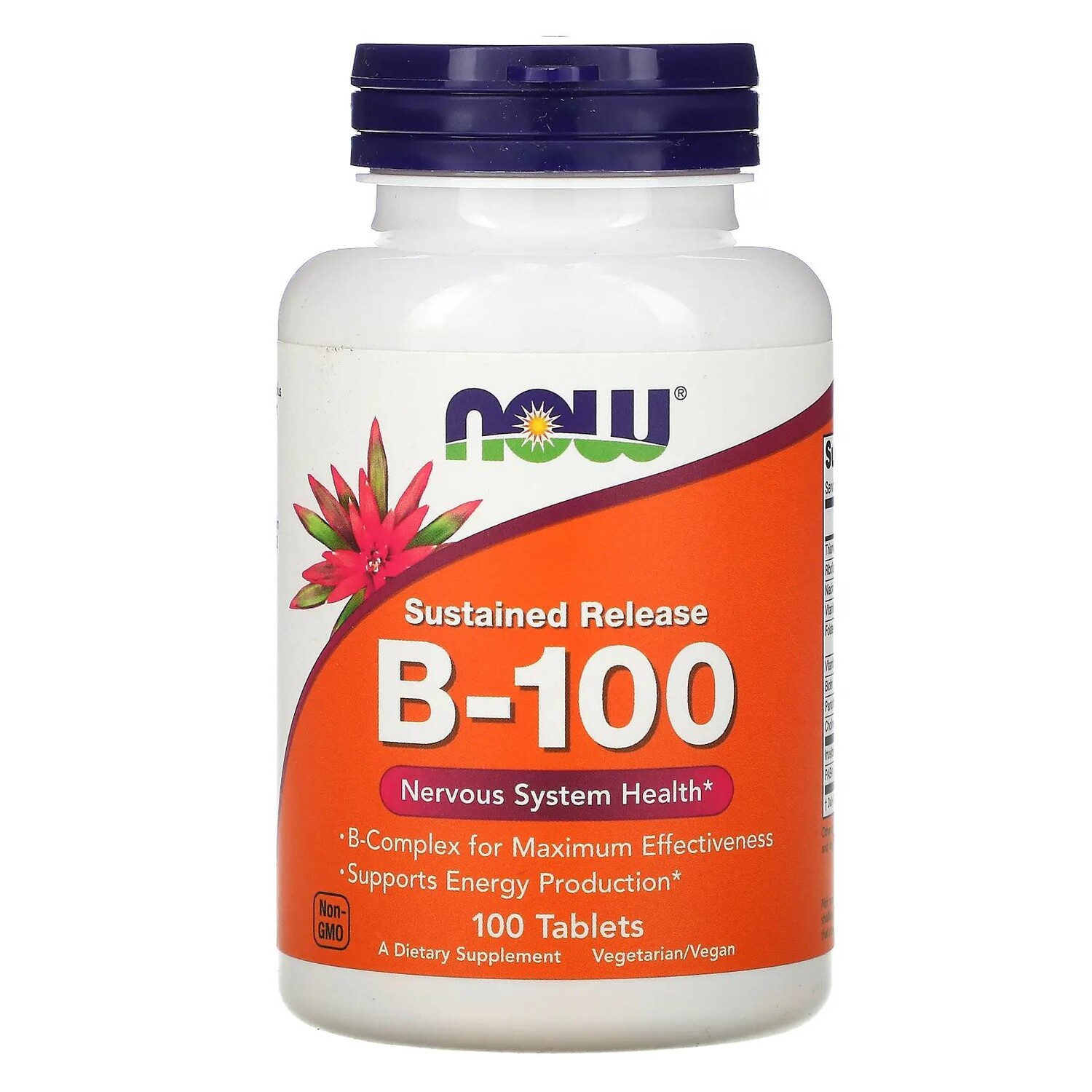 

Now Foods B-100 с замедленным высвобождением 100 таблеток