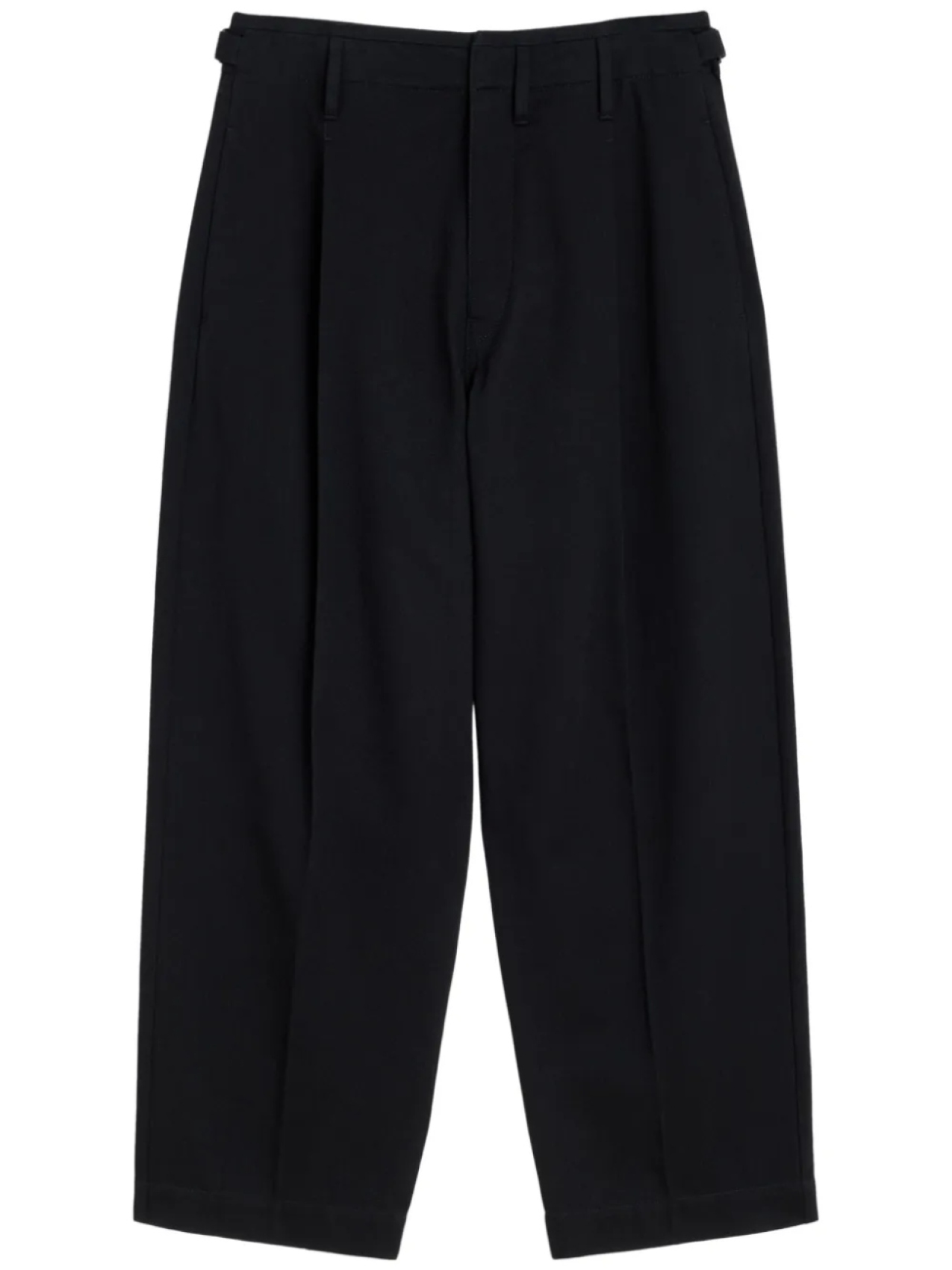 

LEMAIRE зауженные брюки со складками, черный