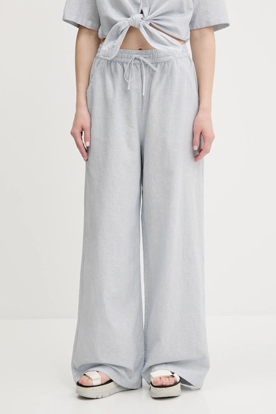 

Брюки с добавлением льна Tommy Jeans, синий