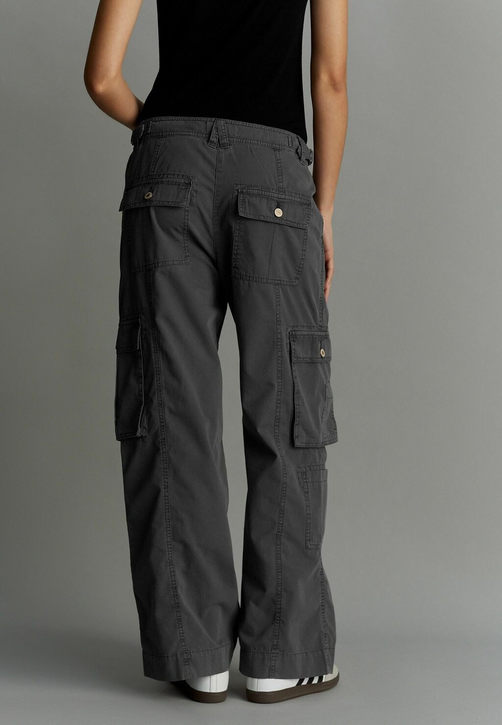 

Брюки с боковыми карманами Adjustable Waist Next, черные