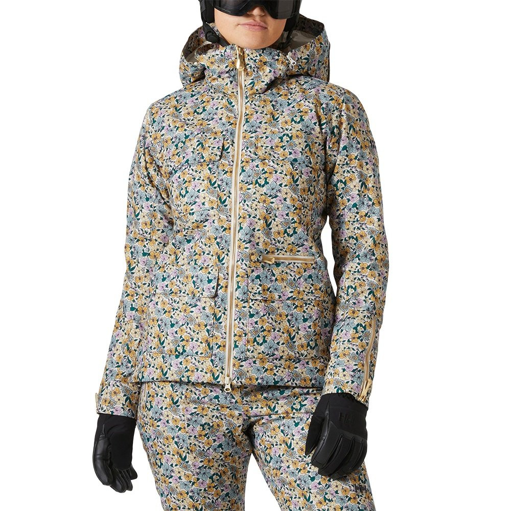 

Утепленная горнолыжная куртка Helly Hansen St. Moritz 2.0 (женская), Sand Floral AOP