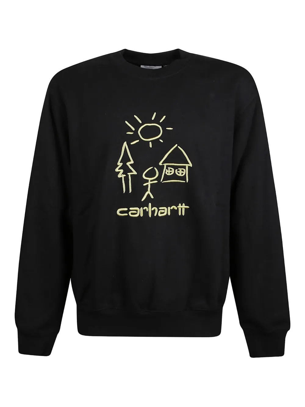 

Толстовка с вышивкой Carhartt Wip, черный