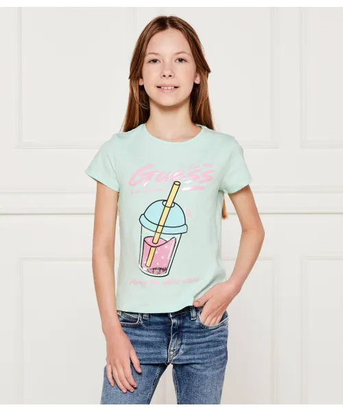 

Футболка Regular fit Guess, зеленый