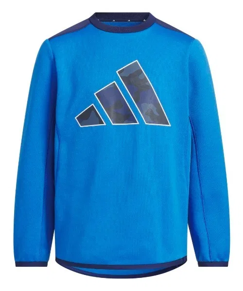Толстовка Adidas с камуфляжным рисунком, стандартного кроя, из флиса.