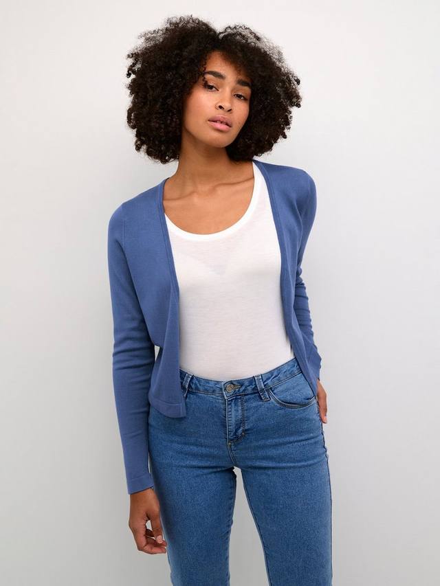 

Короткий кардиган KAFFE, цвет Blue Indigo