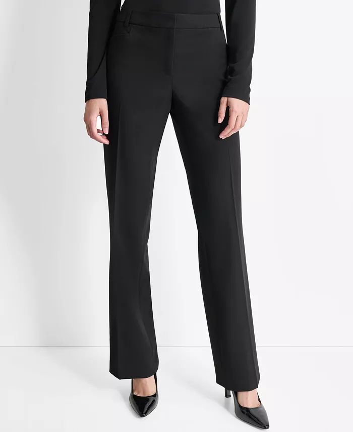 

Женские брюки Modern Fit с плоской передней частью DKNY, черный