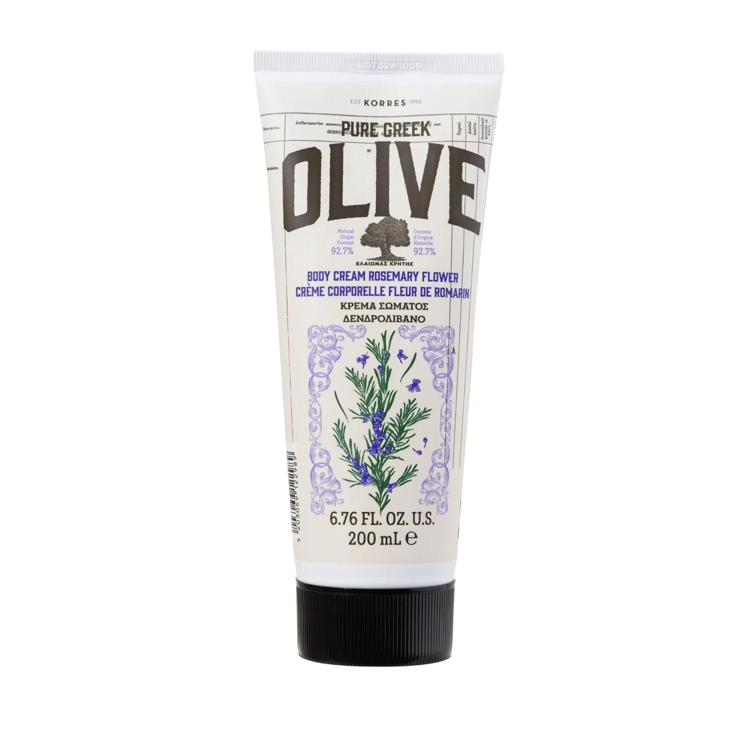 Увлажняющее молочко для тела KORRES Olive Rose Flower с оливковым маслом, 200 мл Korres