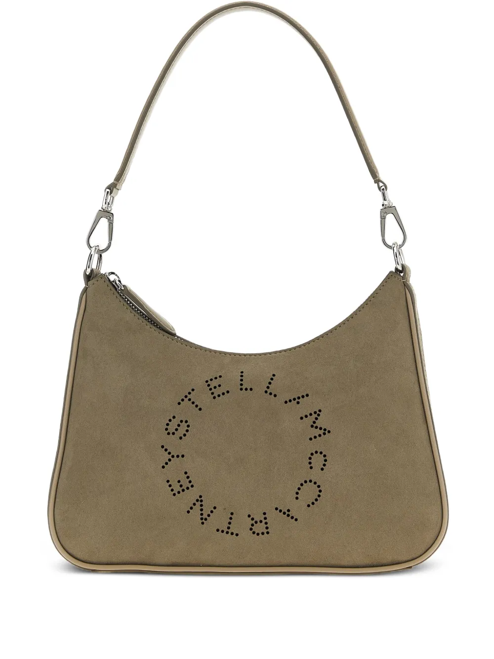

Маленькая сумка через плечо Hobo с логотипом STELLA MCCARTNEY, серый