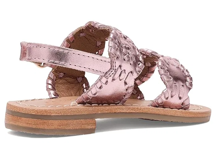 Сандалии Lauren Flat Jack Rogers Kids, Rose Quartz — фото 4