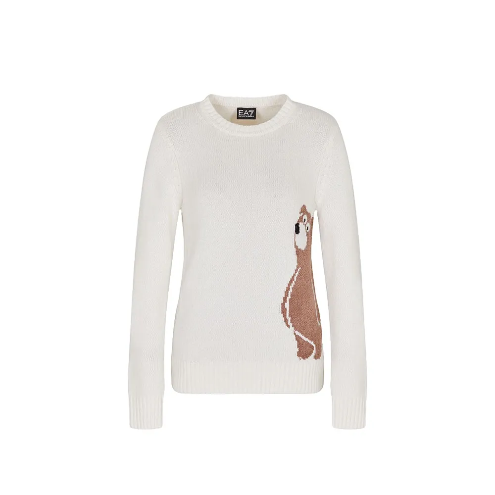 

Свитер EA7 EMPORIO ARMANI Train Apres Ski Graphic, белый