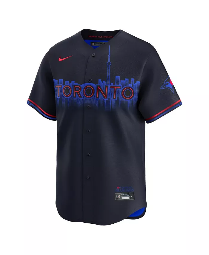 Мужская бейсбольная джерси Toronto Blue Jays 2024 City Connect Limited в синем цвете Nike — фото 2