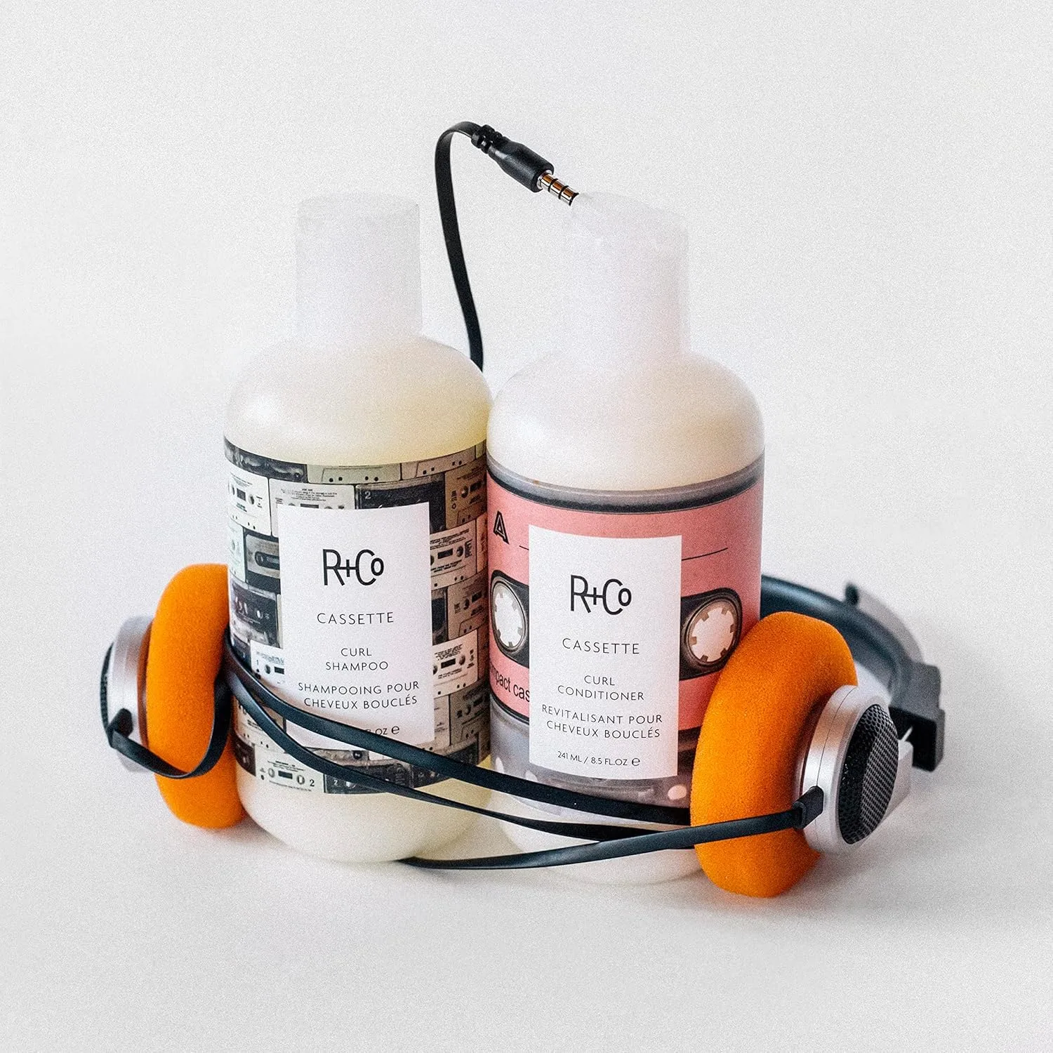 Набор шампуня и кондиционера r+co cassette curl для легкого определения локонов и контроля пушистости 251 мл (2 шт.), Red — фото 4
