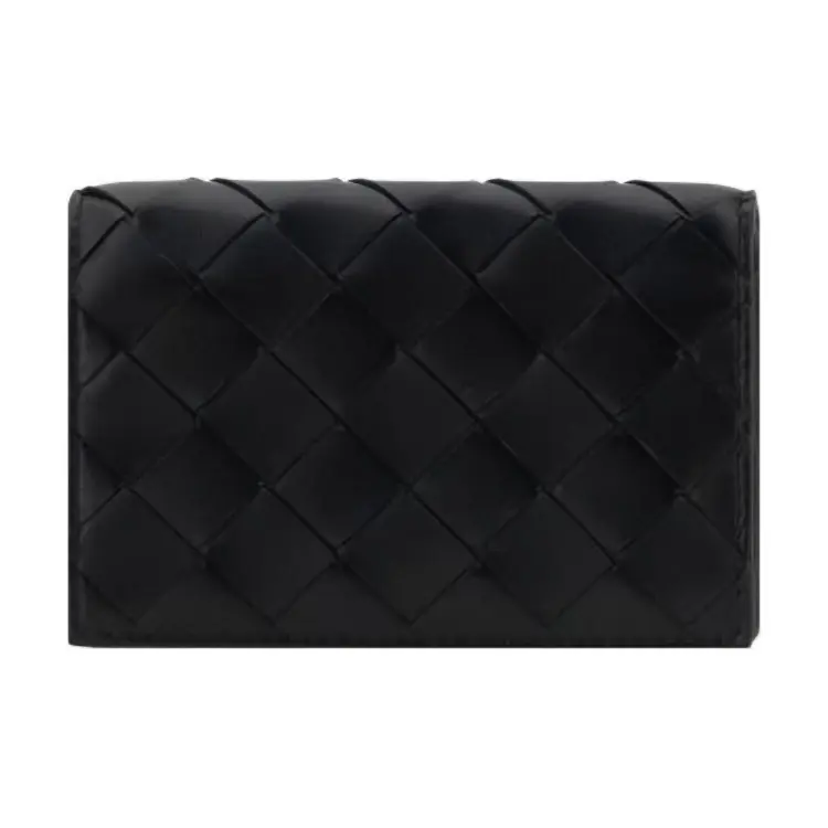

Bottega Veneta Женский картхолдер из ягненка черный