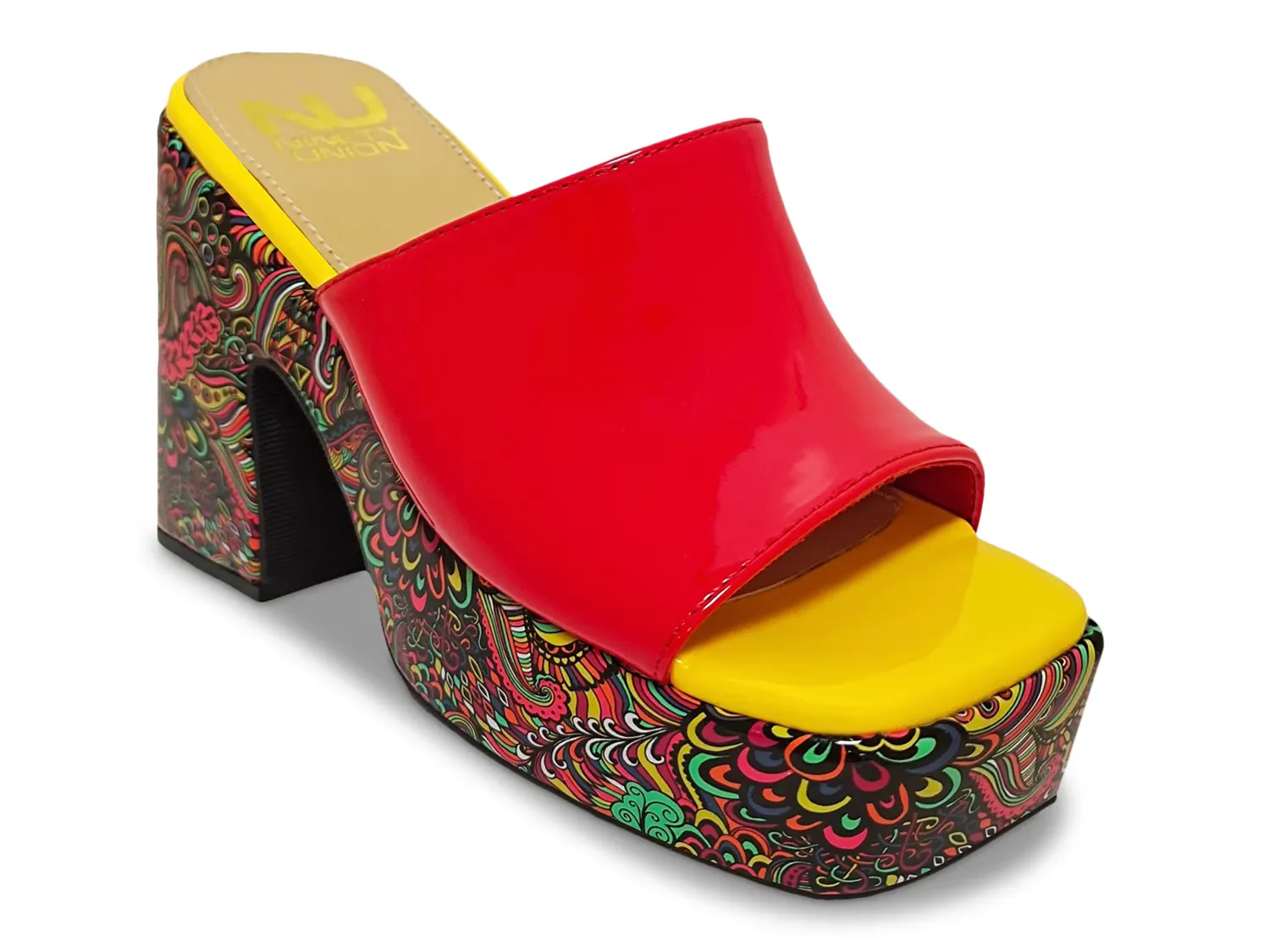 

Сандалии Porto Platform Sandal Ninety Union, цвет redpaisleyprint