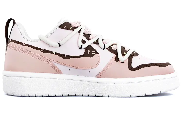 

Кроссовки Nike Court Borough Skateboarding Shoes Women's Low-top Coffee, розовый