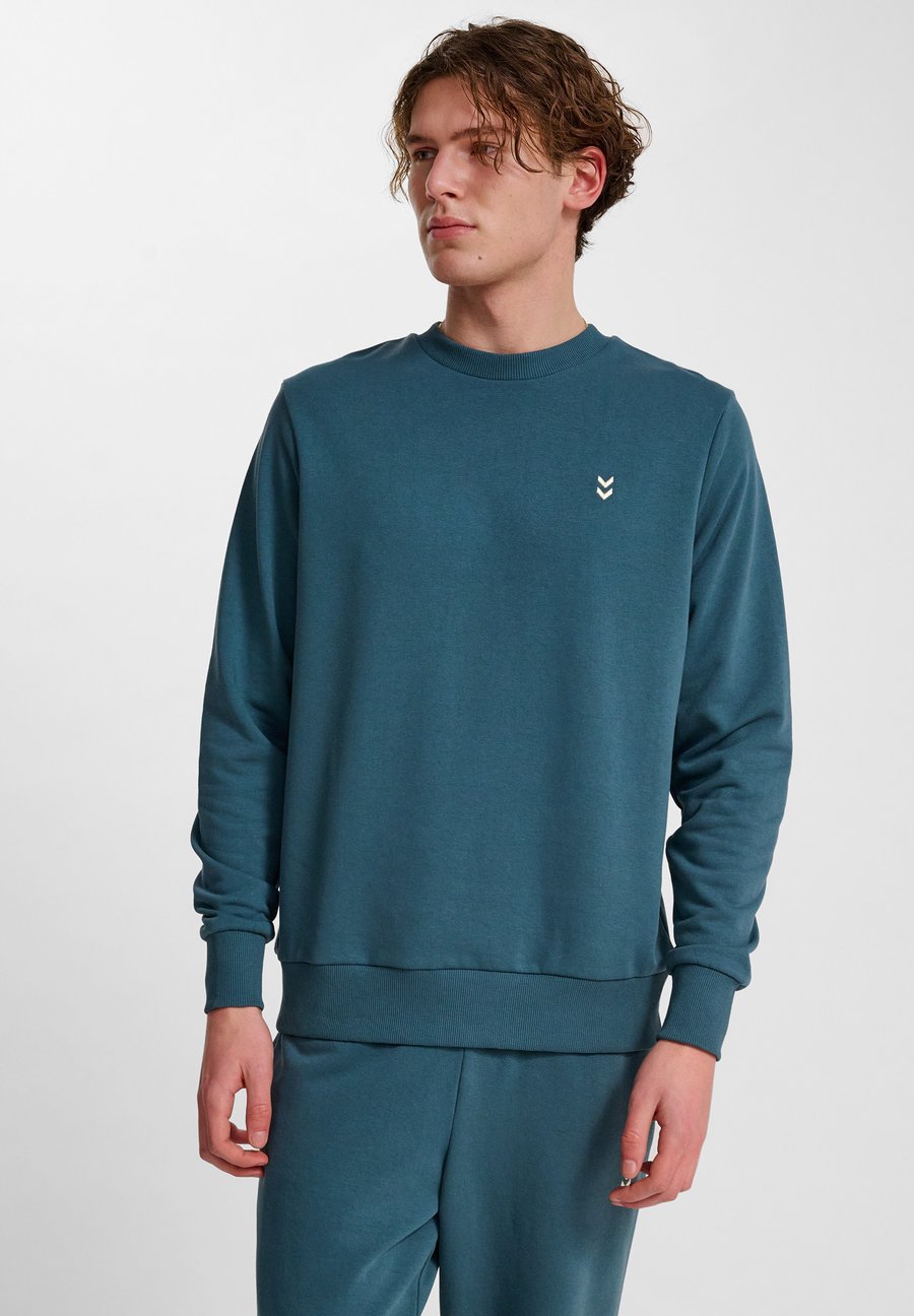 

Толстовка Hummel HMLPULSE CO CREWNECK, Stargazer/Dark Green