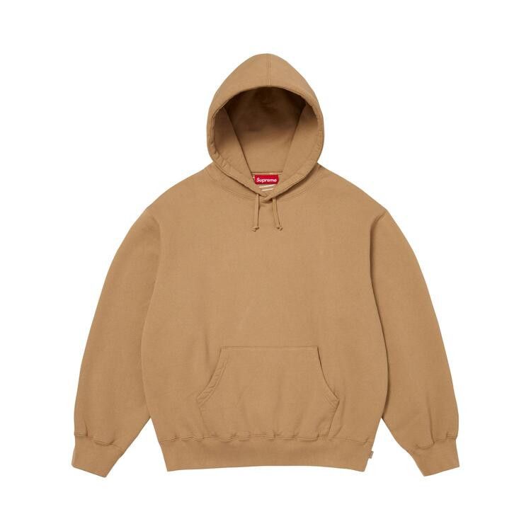

Толстовка Supreme Satin Appliqué Hooded Sweatshirt, Light Tan