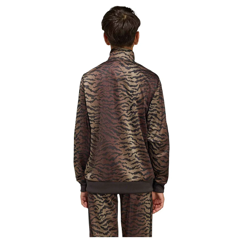 

Толстовка adidas Originals Firebird Loose AOP на молнии, коричневый