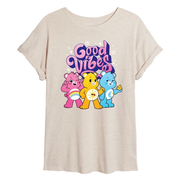 

Детская футболка с круглым вырезом и принтом Care Bears "Раскрой магию добрых эмоций" Licensed Character, бежевый