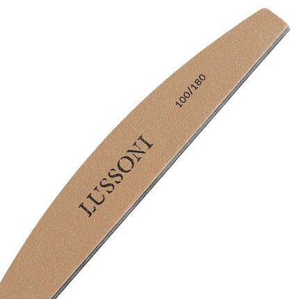 T4B Lussoni Premium Полукруглые пилочки для ногтей, зернистость 100/180, для натуральных и закаленных ногтей, 50 шт., Tb Tools For Beauty — фото 3
