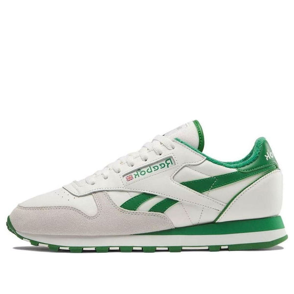 

Кроссовки classic leather 1983 vintage 'chalk glen green' Reebok, белый