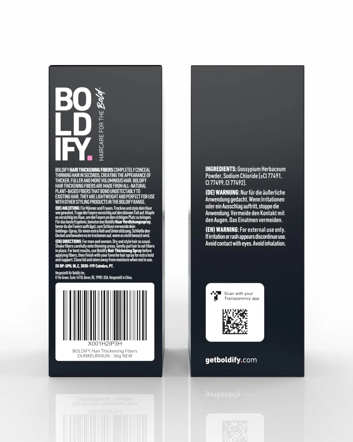 Волокна для утолщения волос BOLDIFY, темно-коричневые, 56 г Boldify, Dark Brown — фото 3