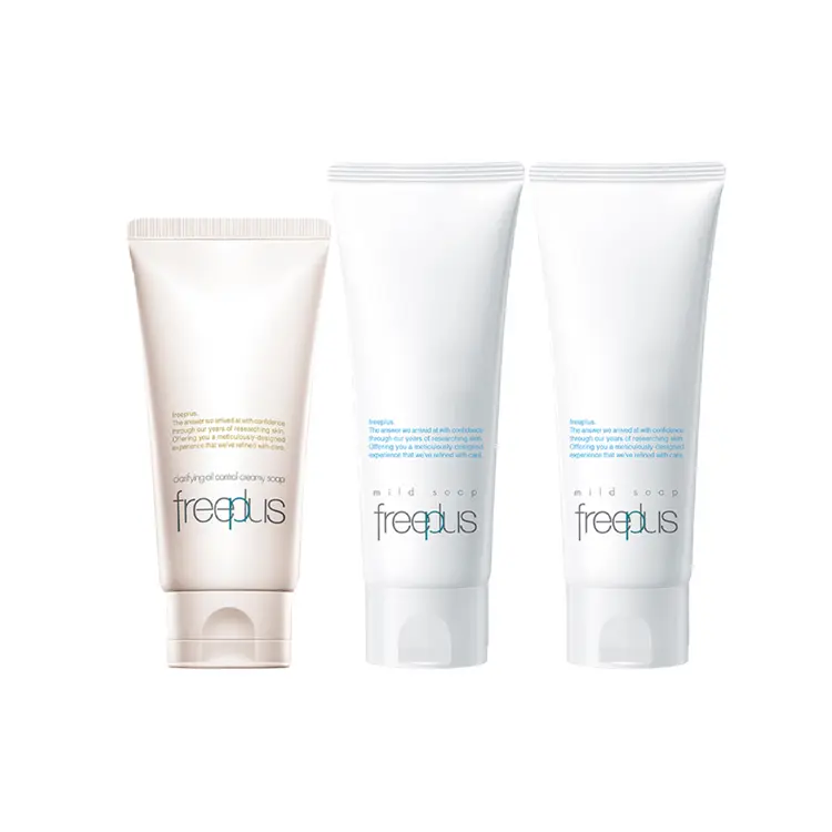 

Прозрачное молочко для умывания с аминокислотами для контроля жирности Freeplus, Three-Piece Set: Hydrating Cleansing Cream 100g*2+Purifying Cleansing Cream 80g